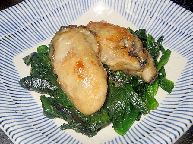 牡蠣とほうれん草のバター焼き レシピ 作り方 By Koyoca 楽天レシピ