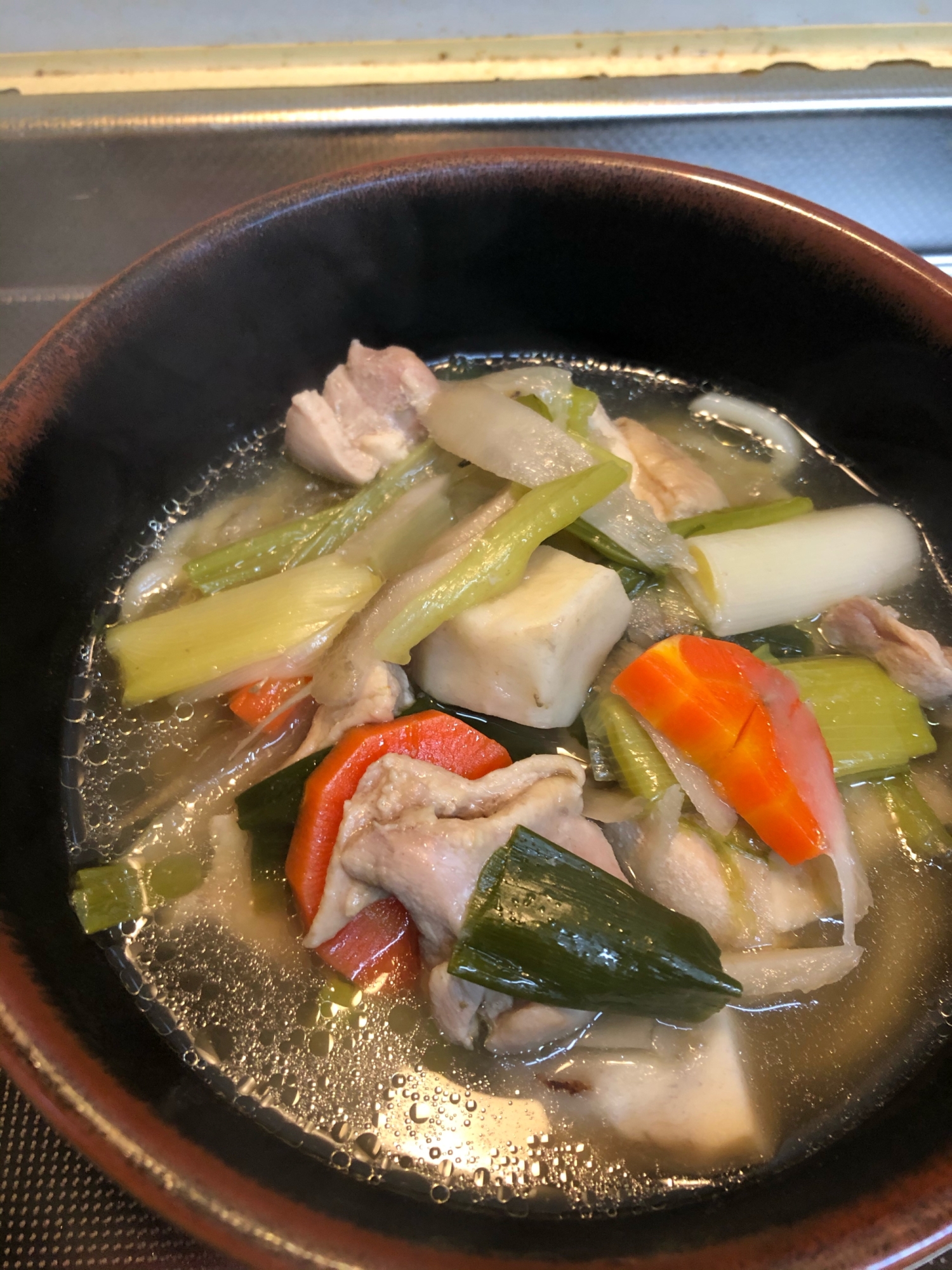 里芋とろとろ♪鶏肉ほろほろ♪田舎うどん^_^