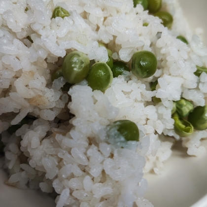 ゆるく減塩◆雪平鍋で豆ご飯