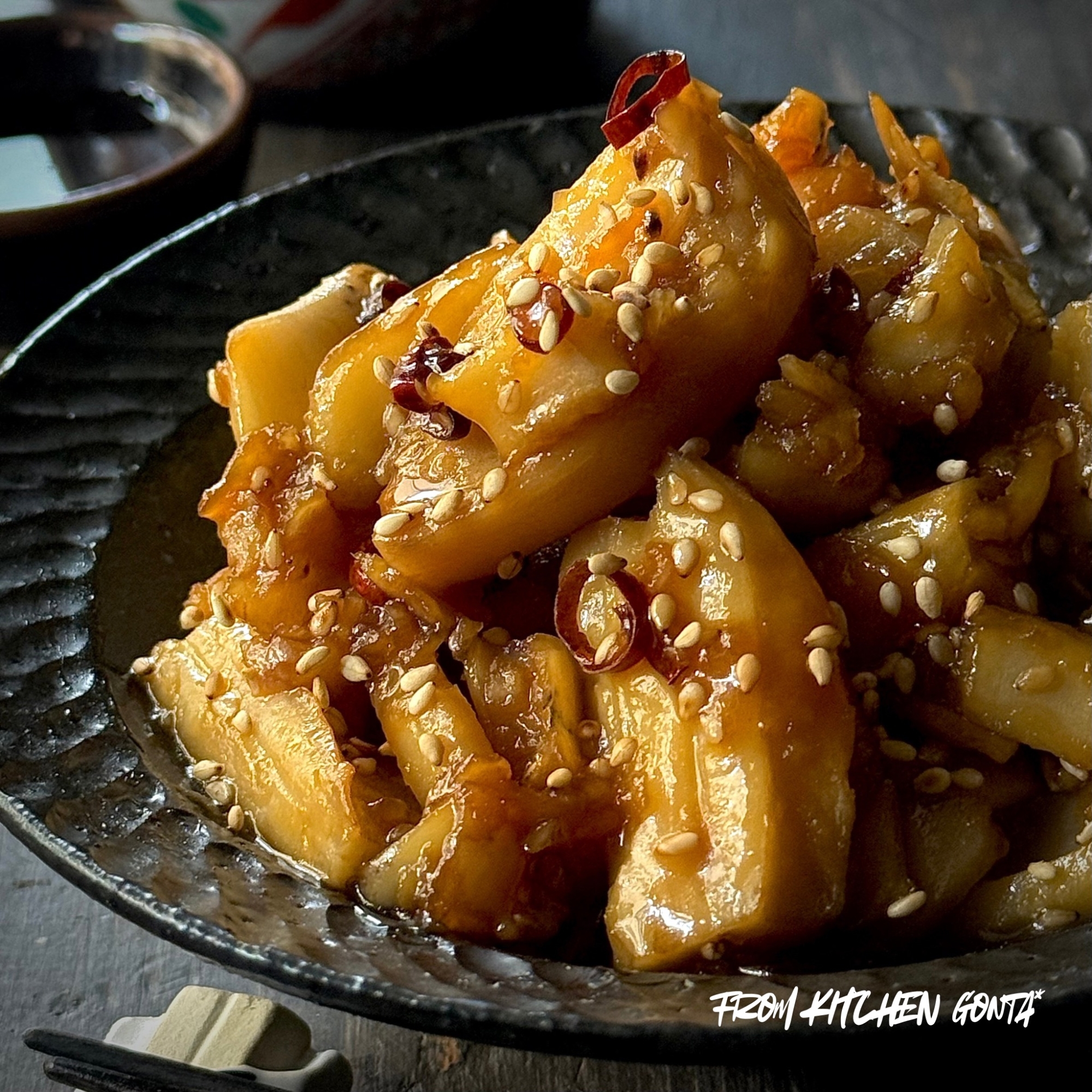 食感がたまらない★絶品！たたきれんこん