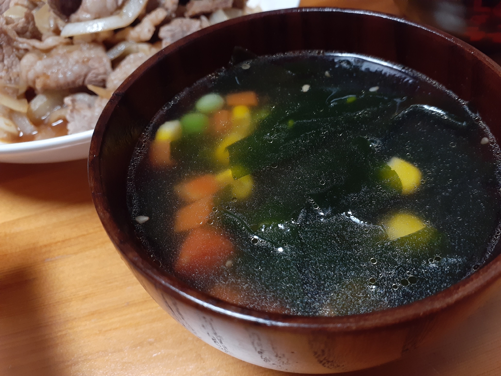 すぐ出来る ミックスベジタブル入りわかめスープ レシピ 作り方 By アラレぽ 育児奮闘中お母ぁの簡単飯 楽天レシピ すぐ出来る ミックスベジタブル入りわかめスープ レシピ 作り方 By アラレぽ 育児奮闘中お母ぁの簡単飯 楽天レシピ