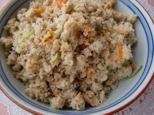 鯖缶で卯の花