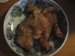 下味しっかり　豚肉のから揚げ