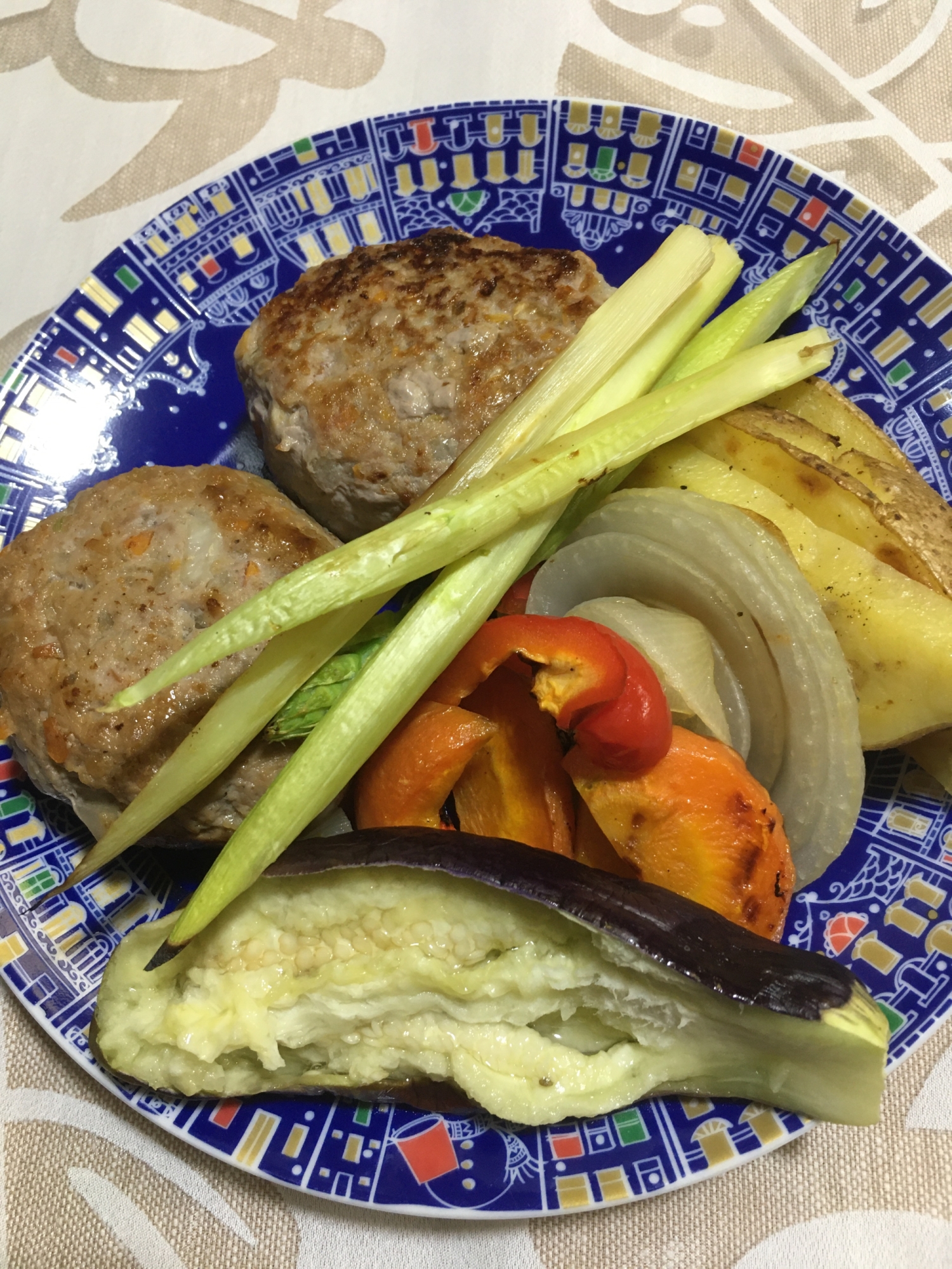 魚焼きグリルで焼き野菜