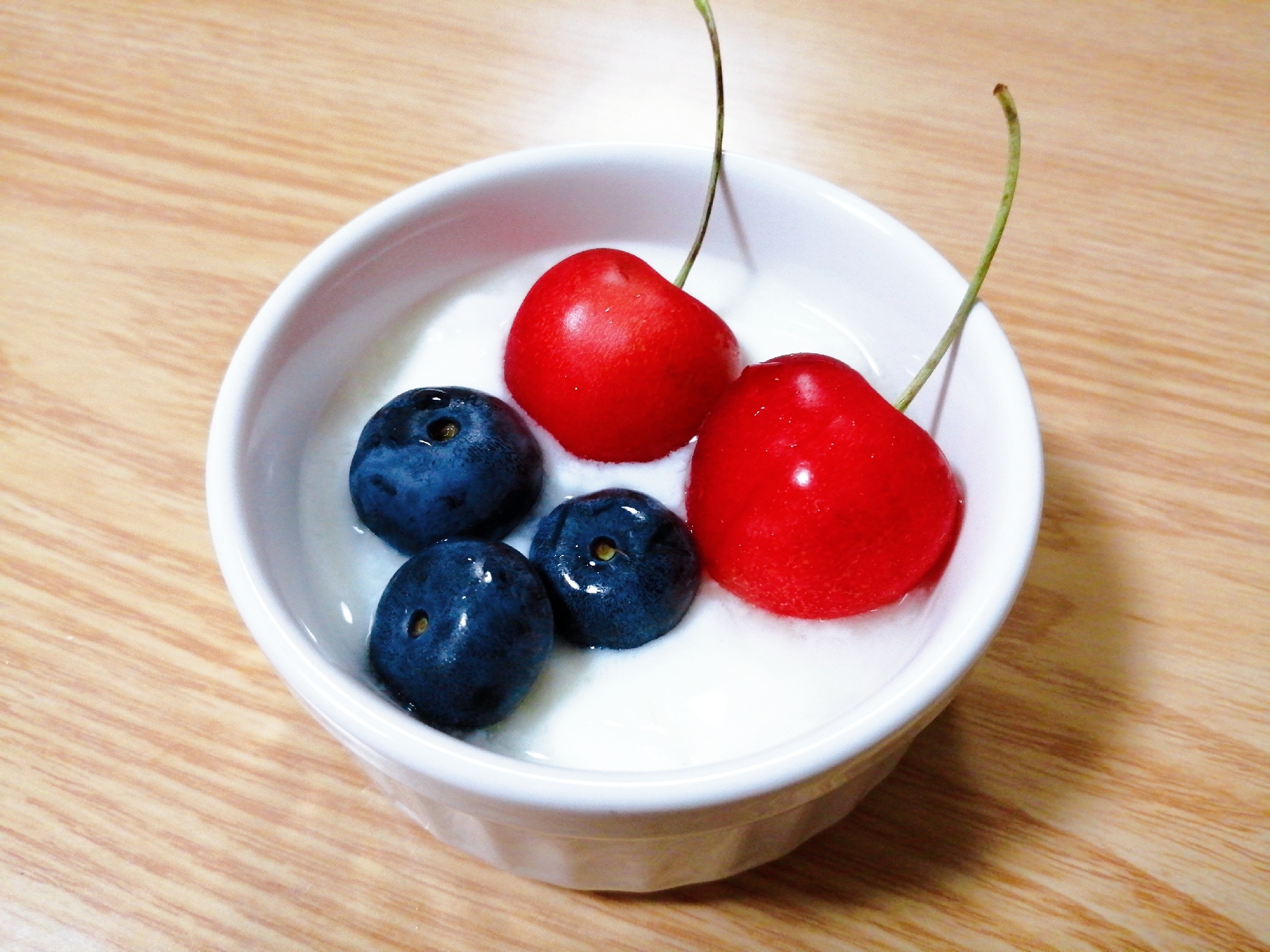 さくらんぼとブルーベリーのヨーグルト レシピ 作り方 By はじゃじゃ 楽天レシピ さくらんぼとブルーベリーのヨーグルト レシピ 作り方 By はじゃじゃ 楽天レシピ