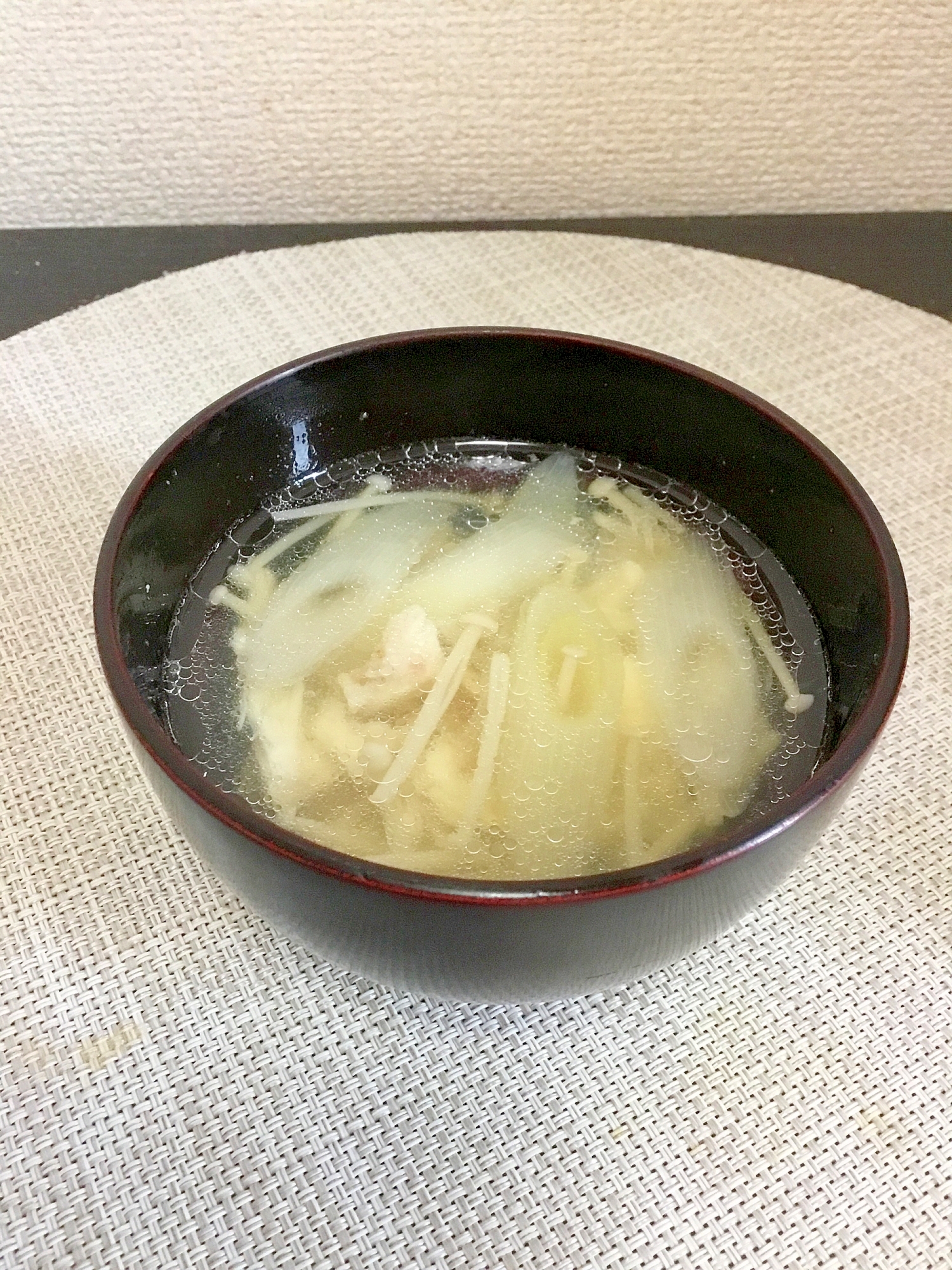 鯛のスープ　アラを使って