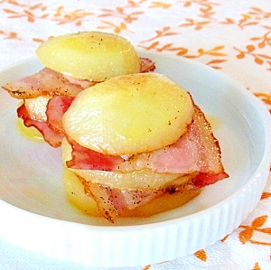 お弁当に じゃがいもとベーコンのミルフィーユ レシピ 作り方 By メリッコ 楽天レシピ