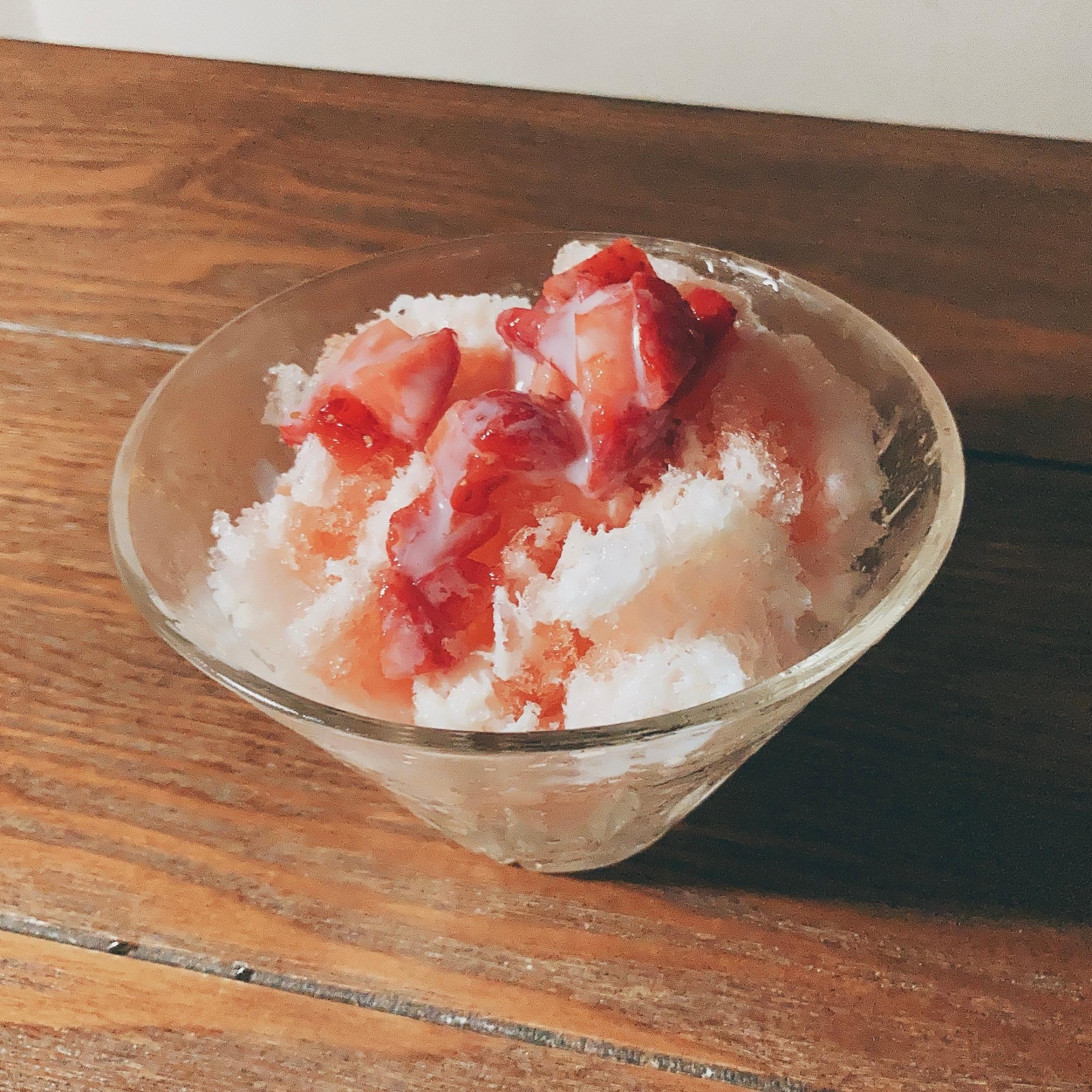 夏に食べたい大人のデザートいちごかき氷