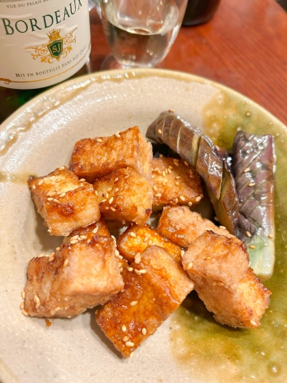 カリカリ甘辛厚揚げ