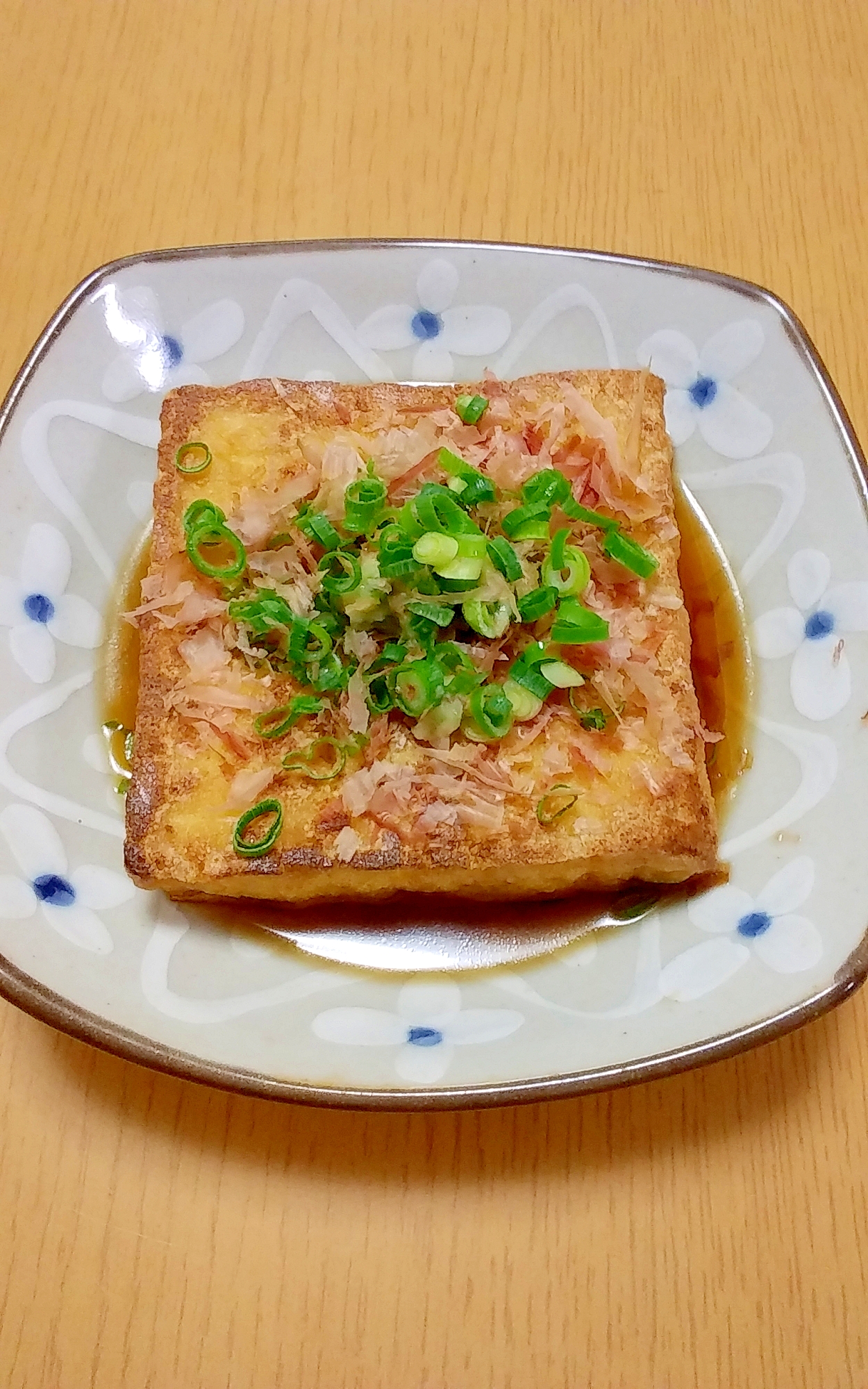 焼くだけですぐ出来る揚げ出し風厚揚げ レシピ 作り方 By パワーすぽっとm 楽天レシピ