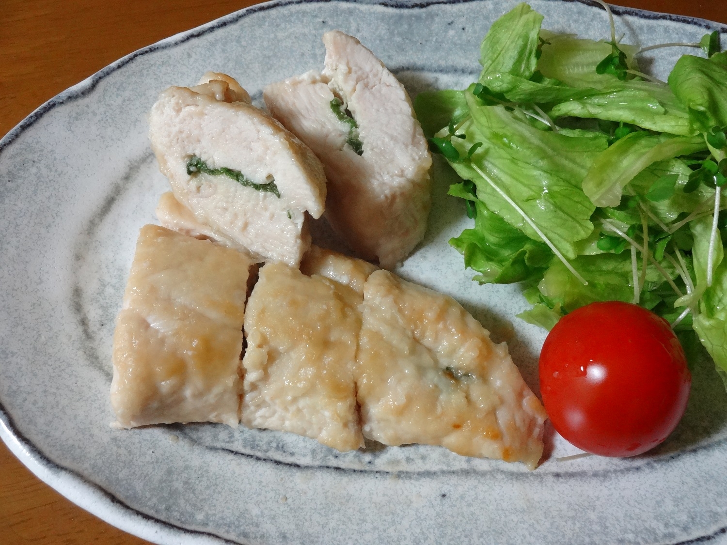 鶏むね肉の大葉挟み焼き