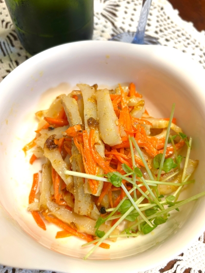 もう一品！角てんのしりしりマヨわさび