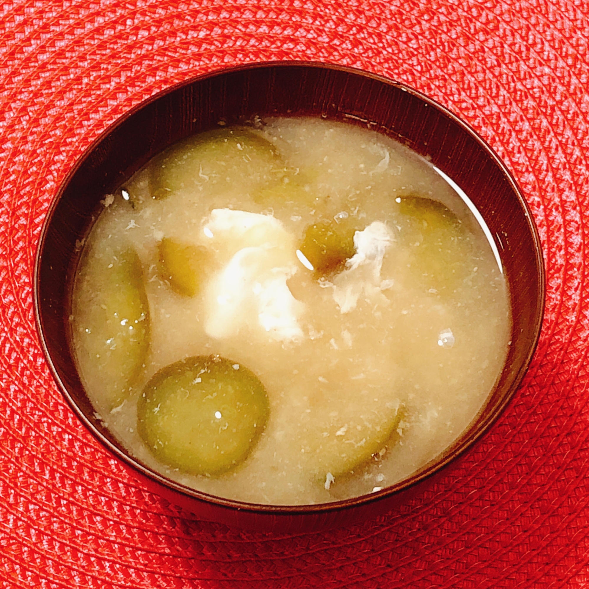 なす♪卵♪味噌汁