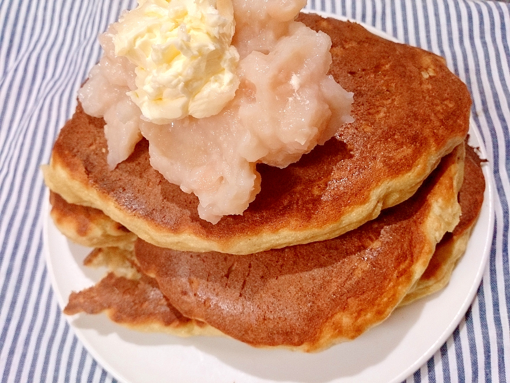 白餡バターのおからパウダーいりパンケーキ レシピ 作り方 By Hideok8 楽天レシピ