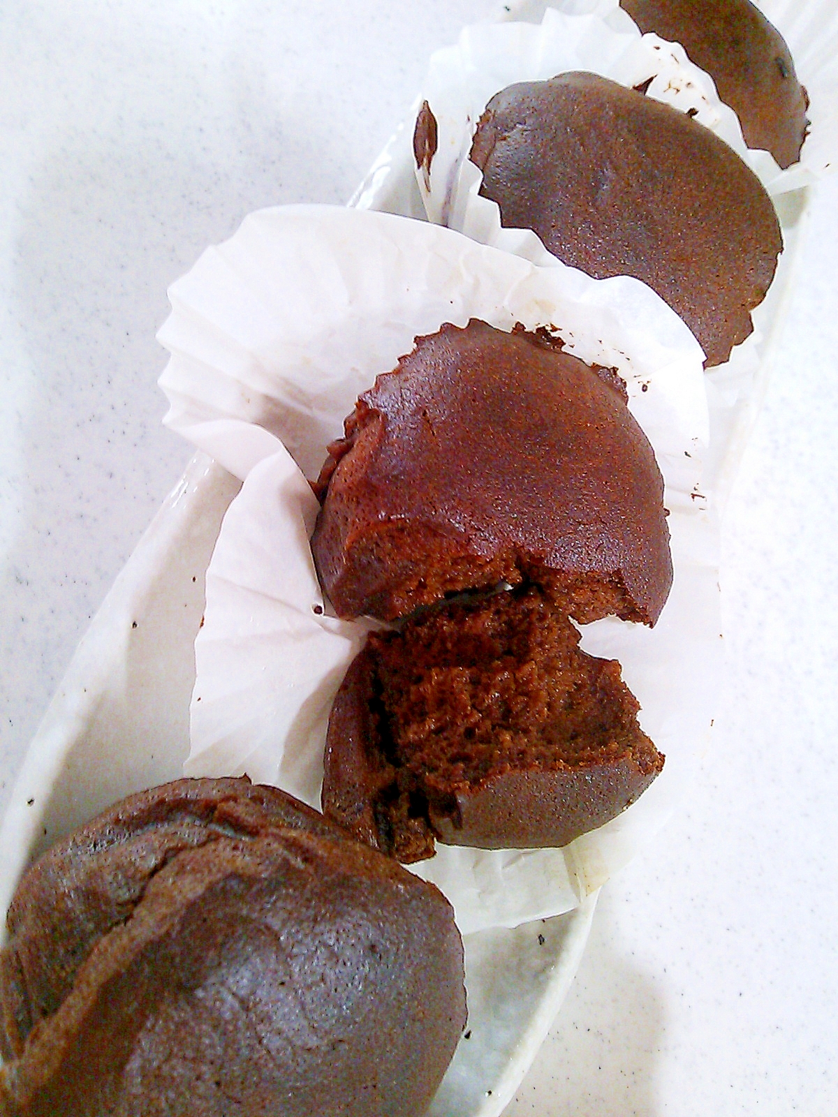 【糖質制限】低糖質チョコ使って簡単チョコプチケーキ