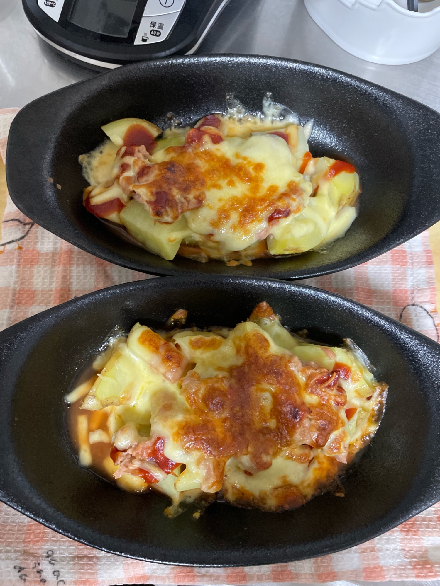 ポテトツナチーズトースター焼き(o^^o)