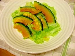 ヘルシー簡単☆キャベツとカボチャの温野菜