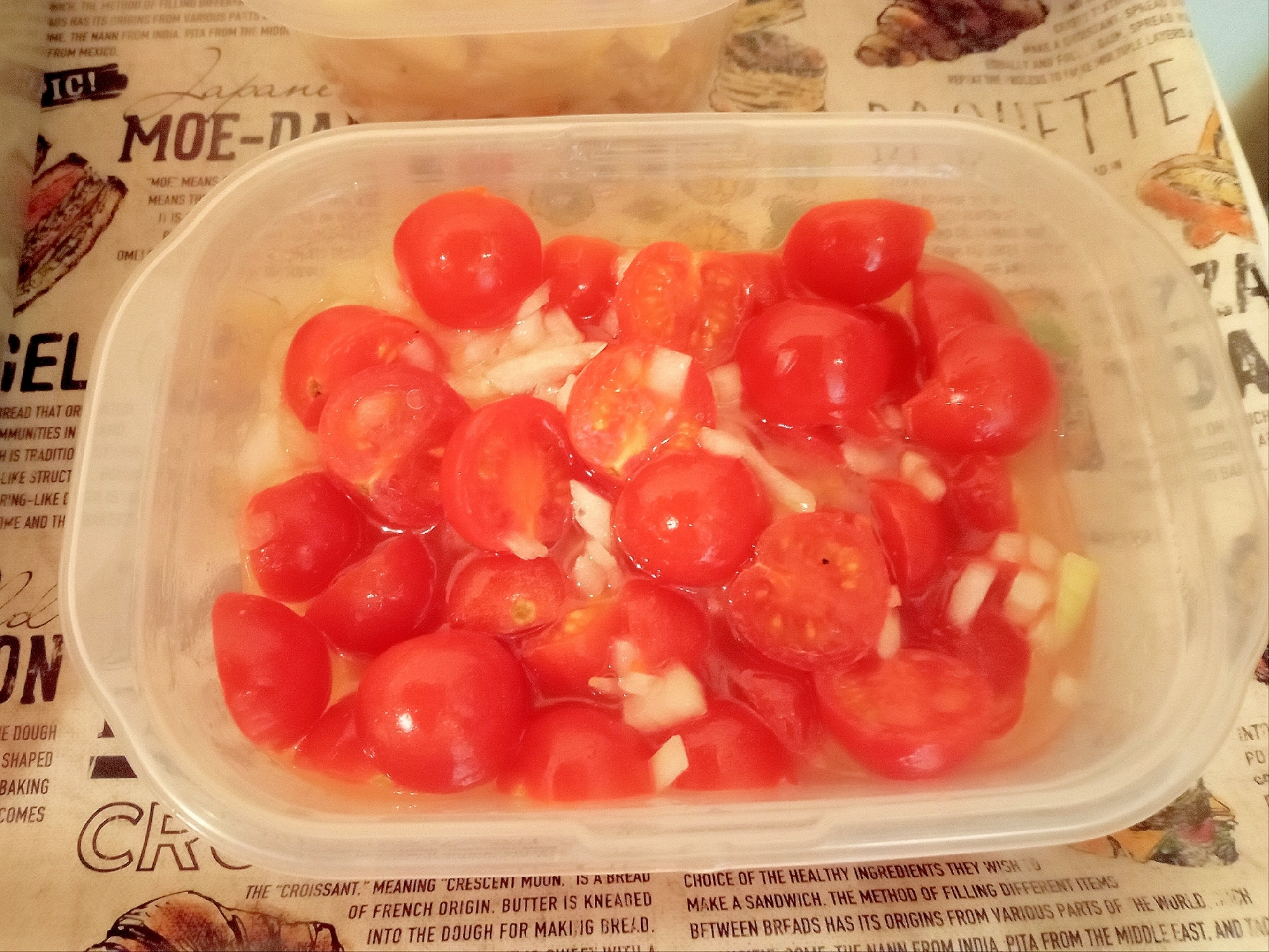 ミニトマトのオニオンマリネ