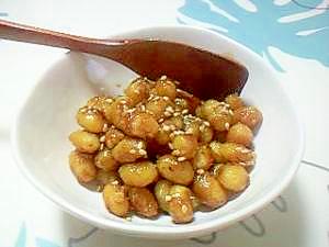 箸が止まらない!甘辛炒り大豆++