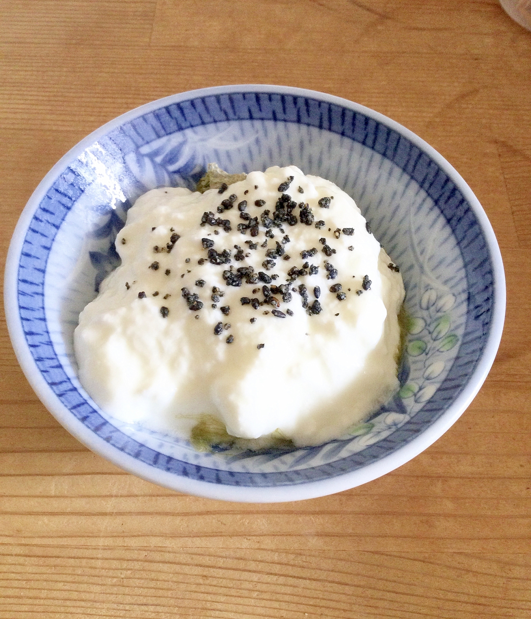たまごとろろ昆布胡麻ヨーグルト♪
