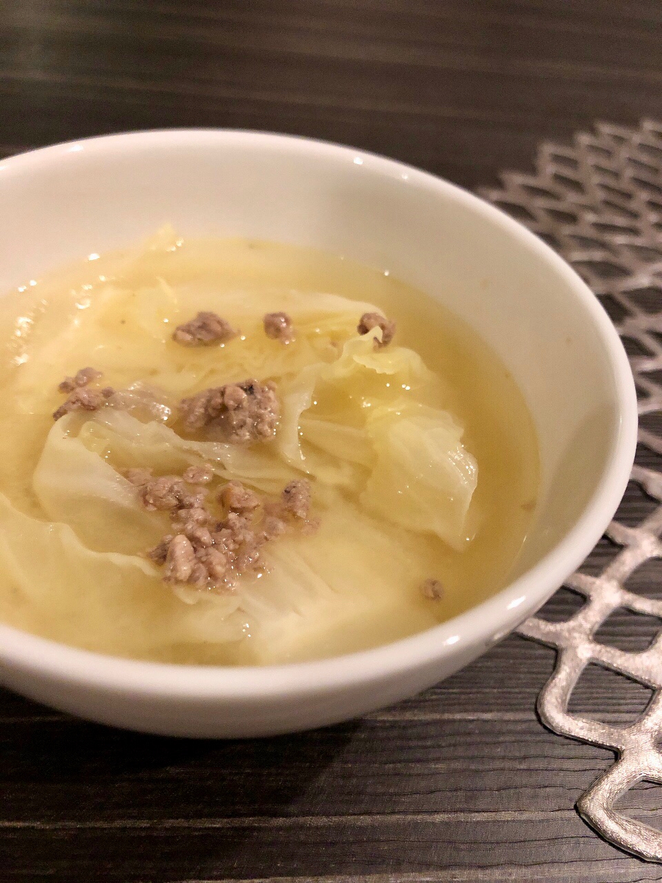いわしのたたき身で たっぷりキャベツの味噌汁 レシピ 作り方 By Ma Ma Yu Mi 楽天レシピ