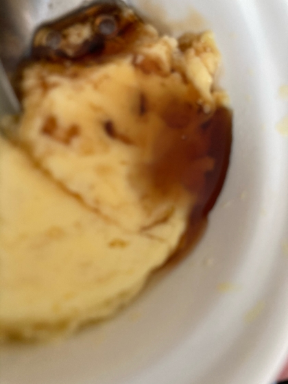 レンジで作るクリームチーズプリン
