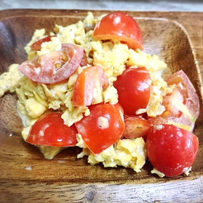 プチトマトで作りました！
簡単ですごく美味しかったです❥︎