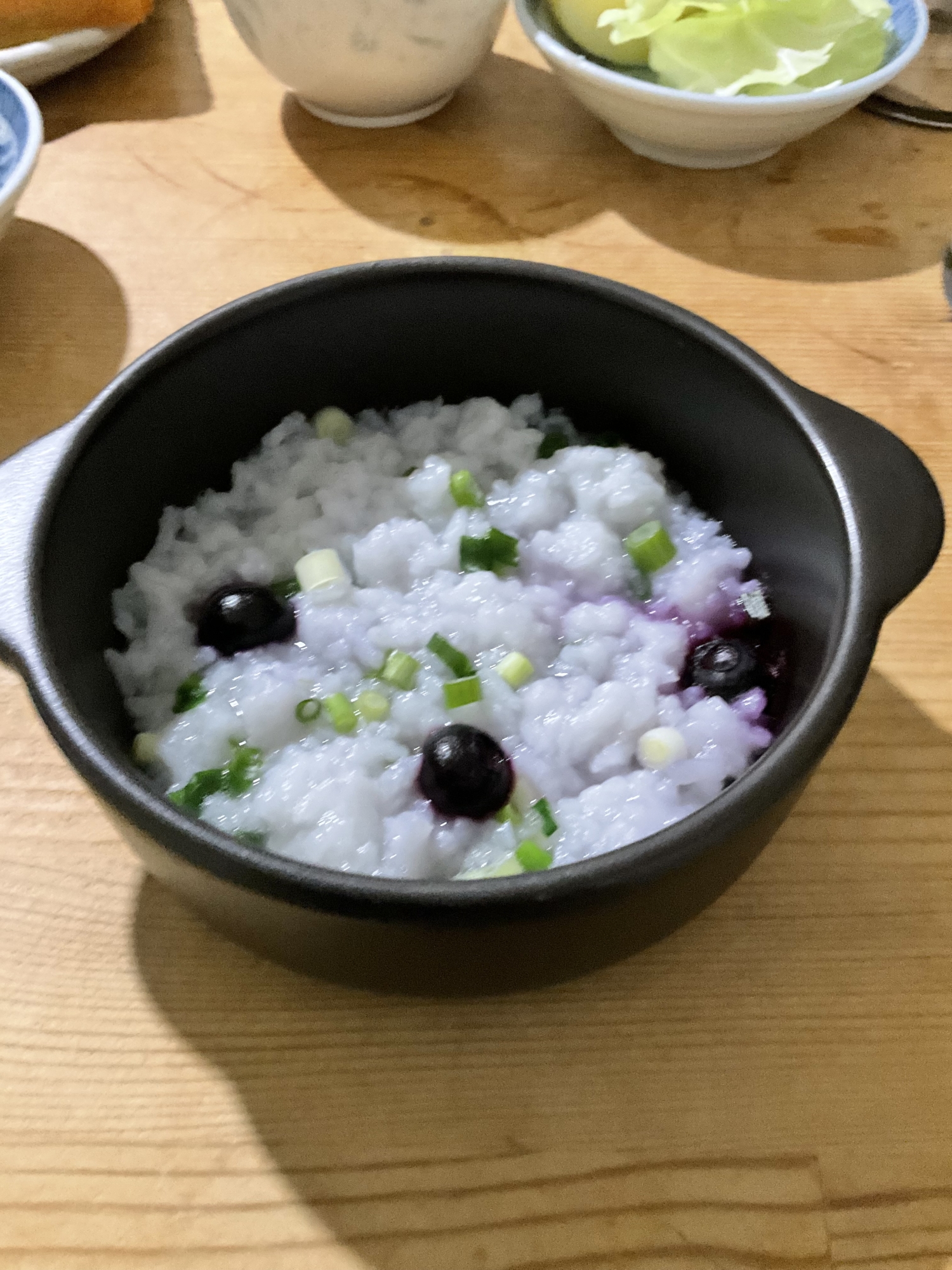 細ねぎブルーベリーご飯♪
