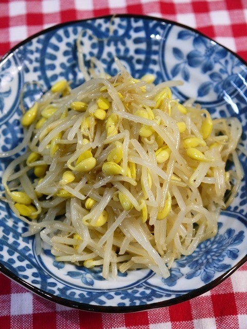 レンジで簡単！豆もやしナムル