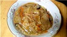 野菜たっぷりあんかけラーメン♪