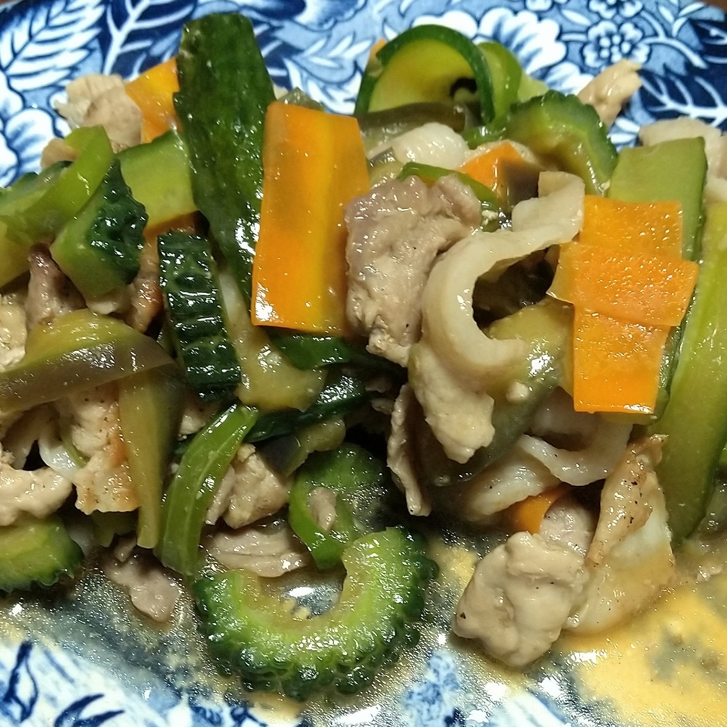 夏野菜で作る肉野菜炒め♪味噌味