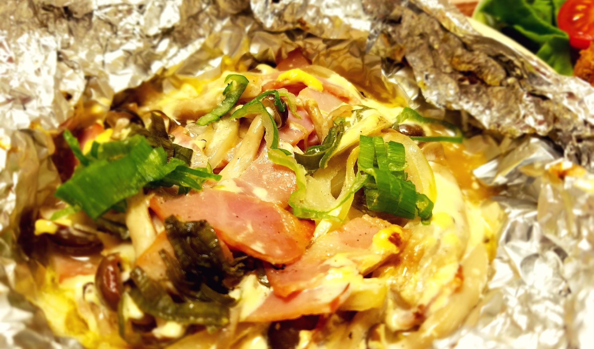 ★きのことベーコンのホイル焼き★