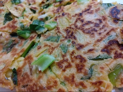 カリ旨♪春菊のチヂミ