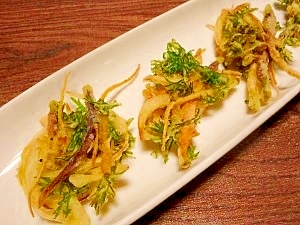 間引きニンジン かき揚げ レシピ 作り方 By ブルーボリジ 楽天レシピ