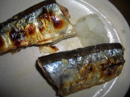 秋刀魚★ガーリックオイル焼き