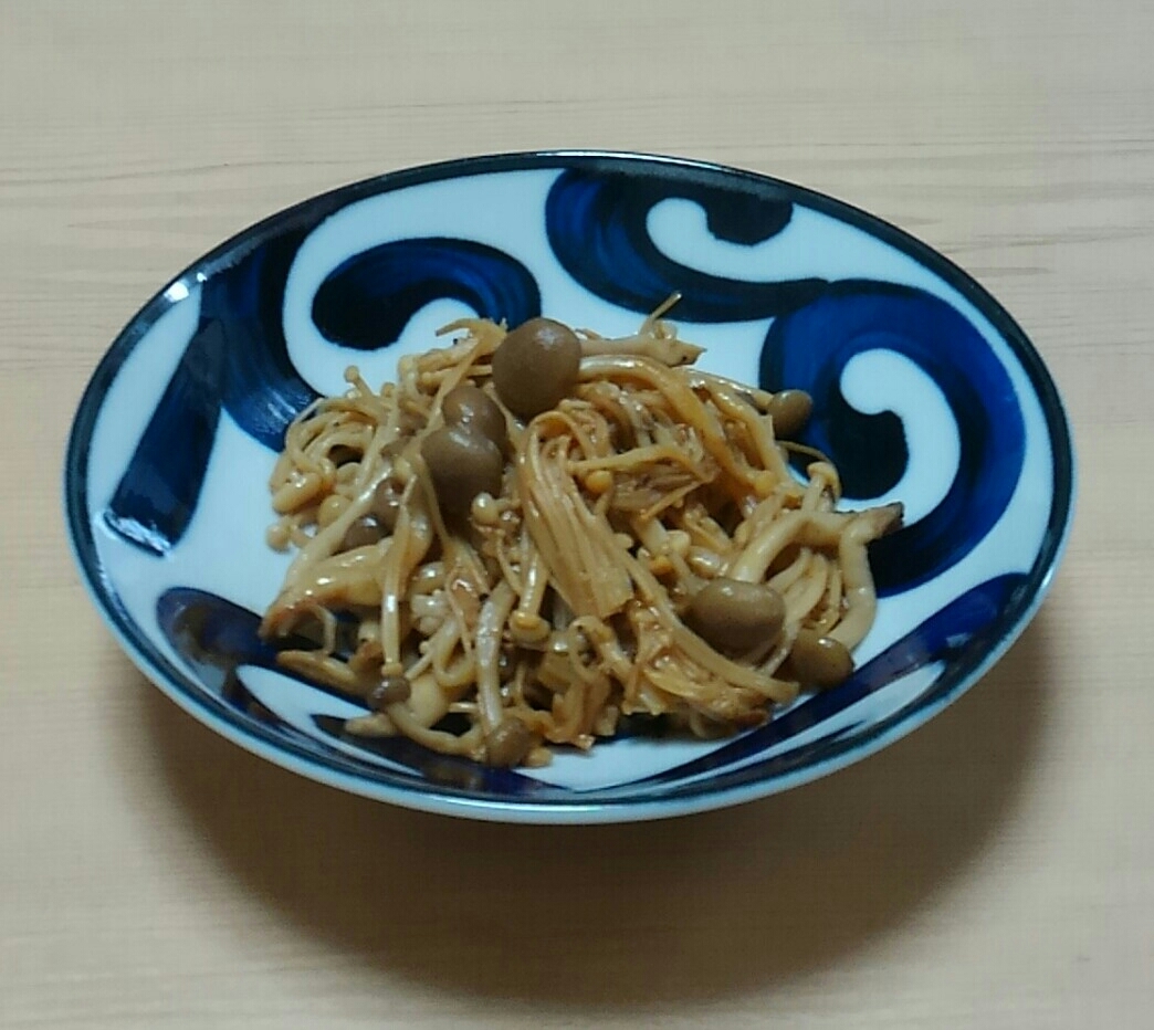 キノコの醤油バター焼き