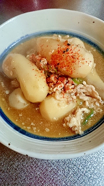 ご飯にぴったりの「里芋のそぼろ煮」♪