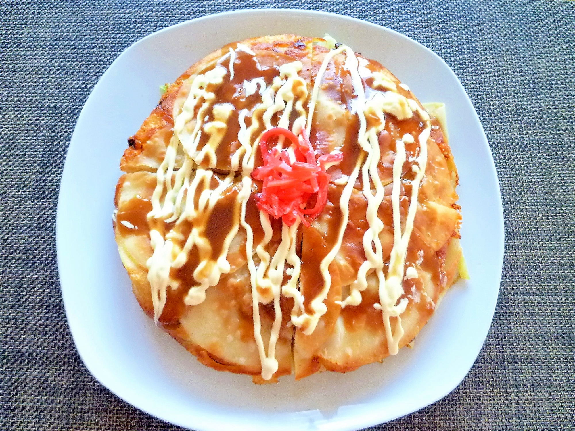 ちょっと変わった！お好み焼き風餃子♪♪