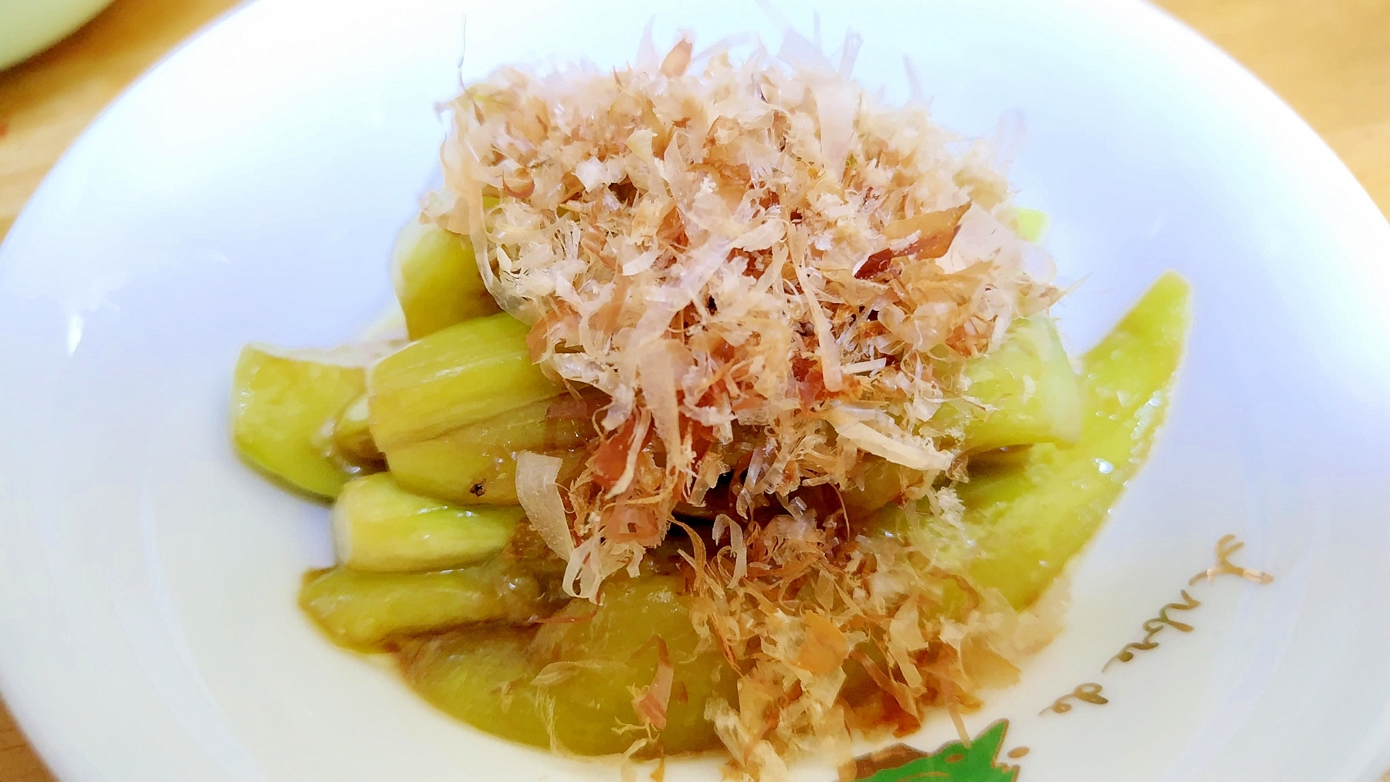 レンチンレシピ! 簡単翡翠茄子風
