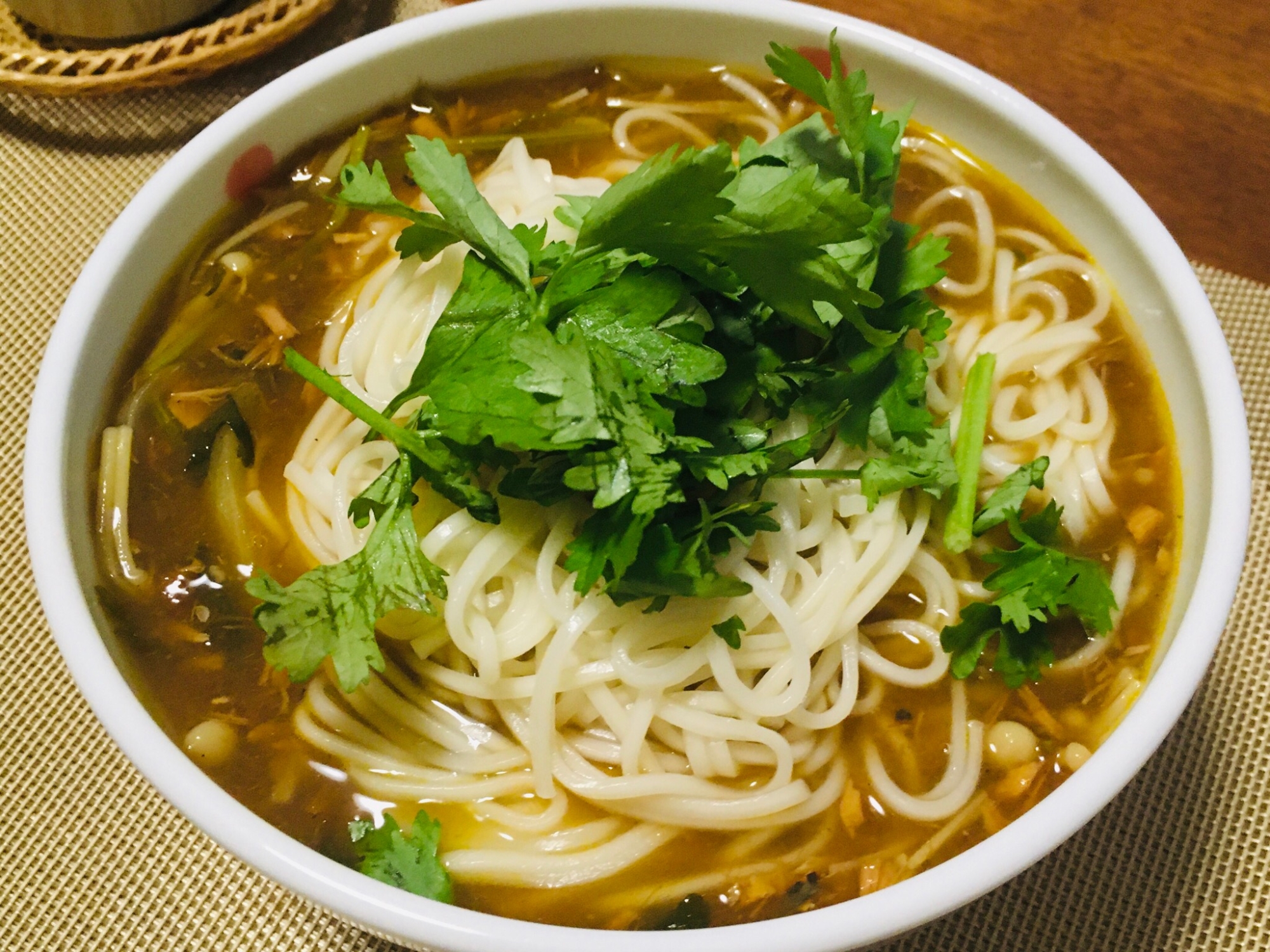 サバ缶カレー素麺