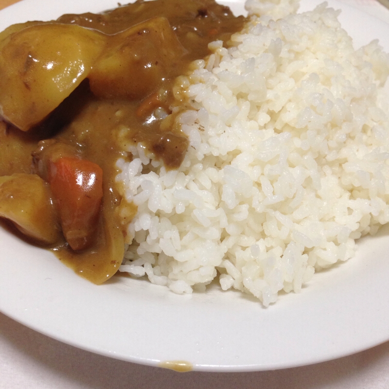 鶏もも肉で(*^^*)チキンカレーライス★