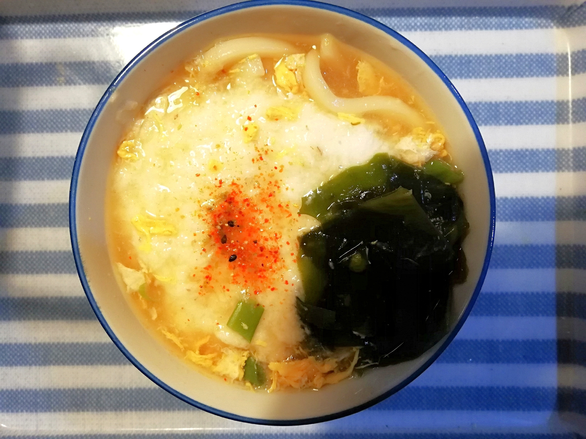 わかめとろろうどん♡