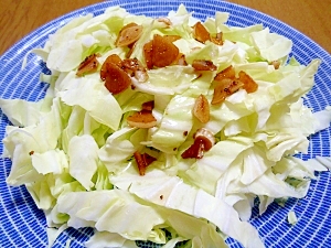 ざく切りキャベツのニンニクオイルかけ レシピ 作り方 By ビフスラン 楽天レシピ