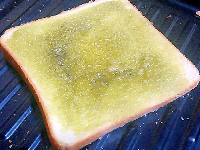 新緑の候！グリーンティーで抹茶風味シュガートースト レシピ・作り方