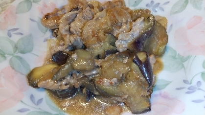 豚肉となすのにんにく味噌炒め