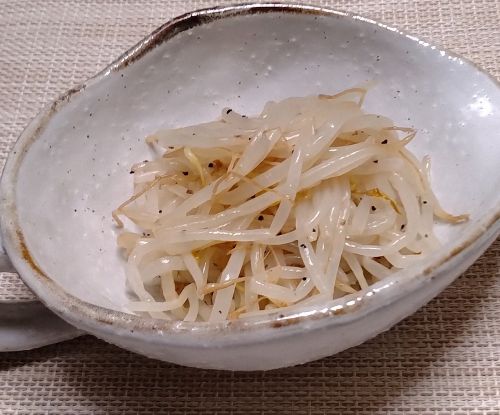 お店で出た、もやしナムルの再現!