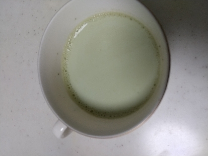 コラーゲン♡カルシウムも摂れる抹茶オレ(o^^o)