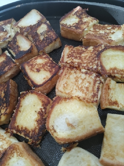 フライパン一つで、簡単フレンチトースト♪