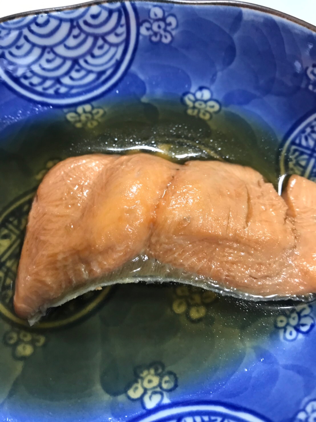 三温糖で♡鮭の煮付け(^^)