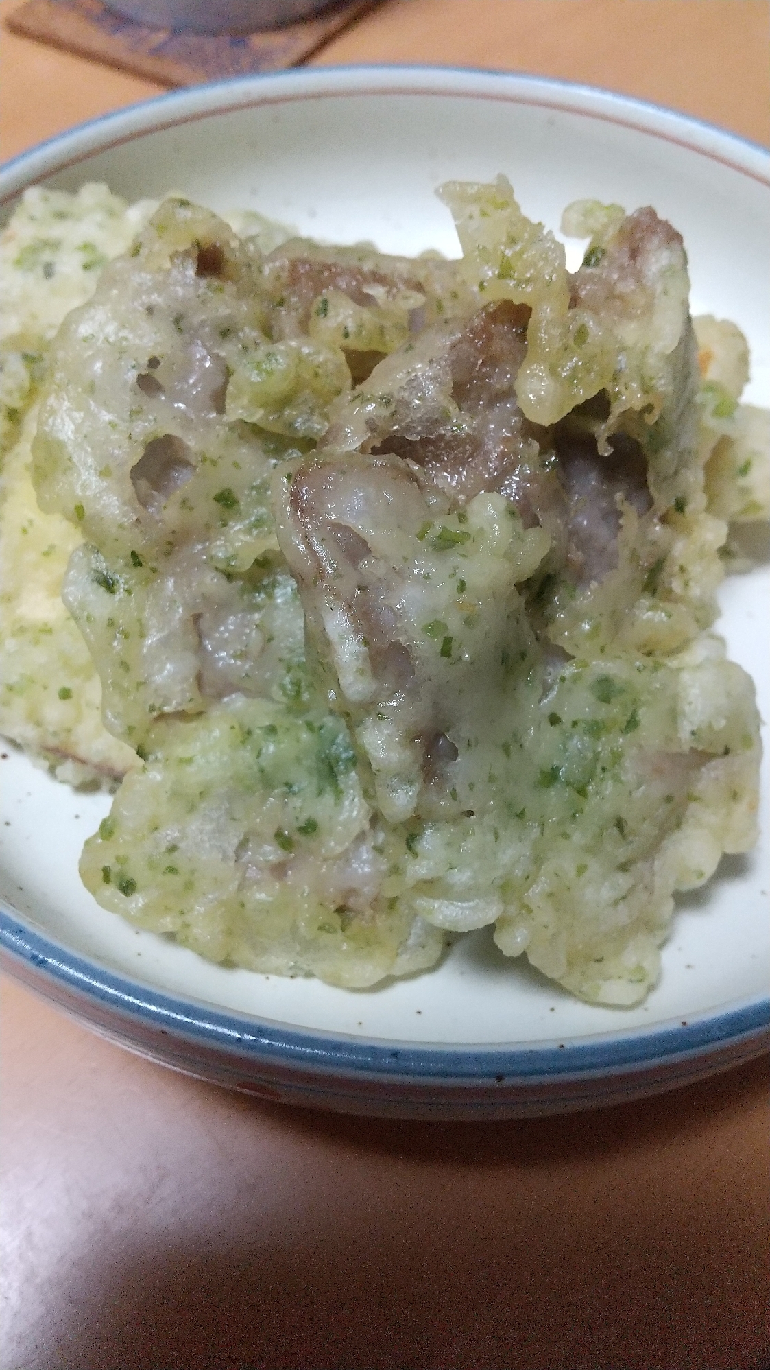 豚ロースの磯部揚げ